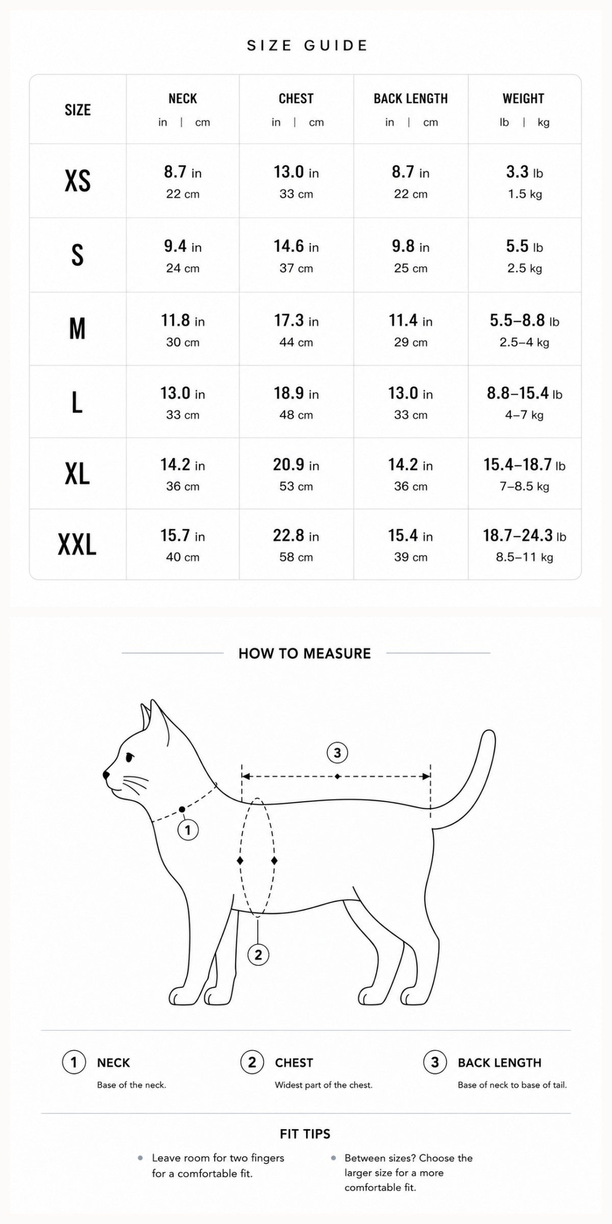 Preppy Cotton-Blend Cat Dress Size Guide