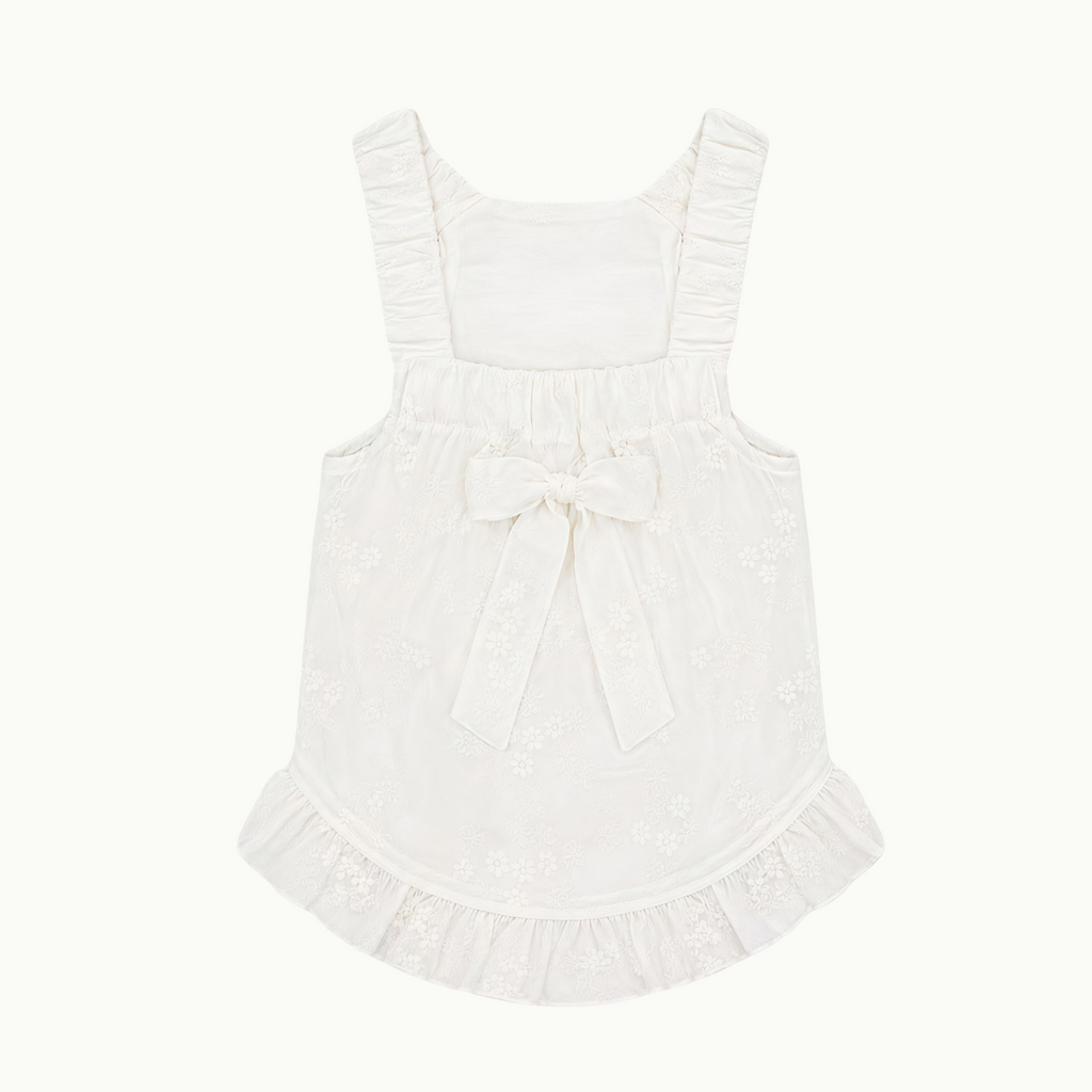French Embroidered Cat Dress