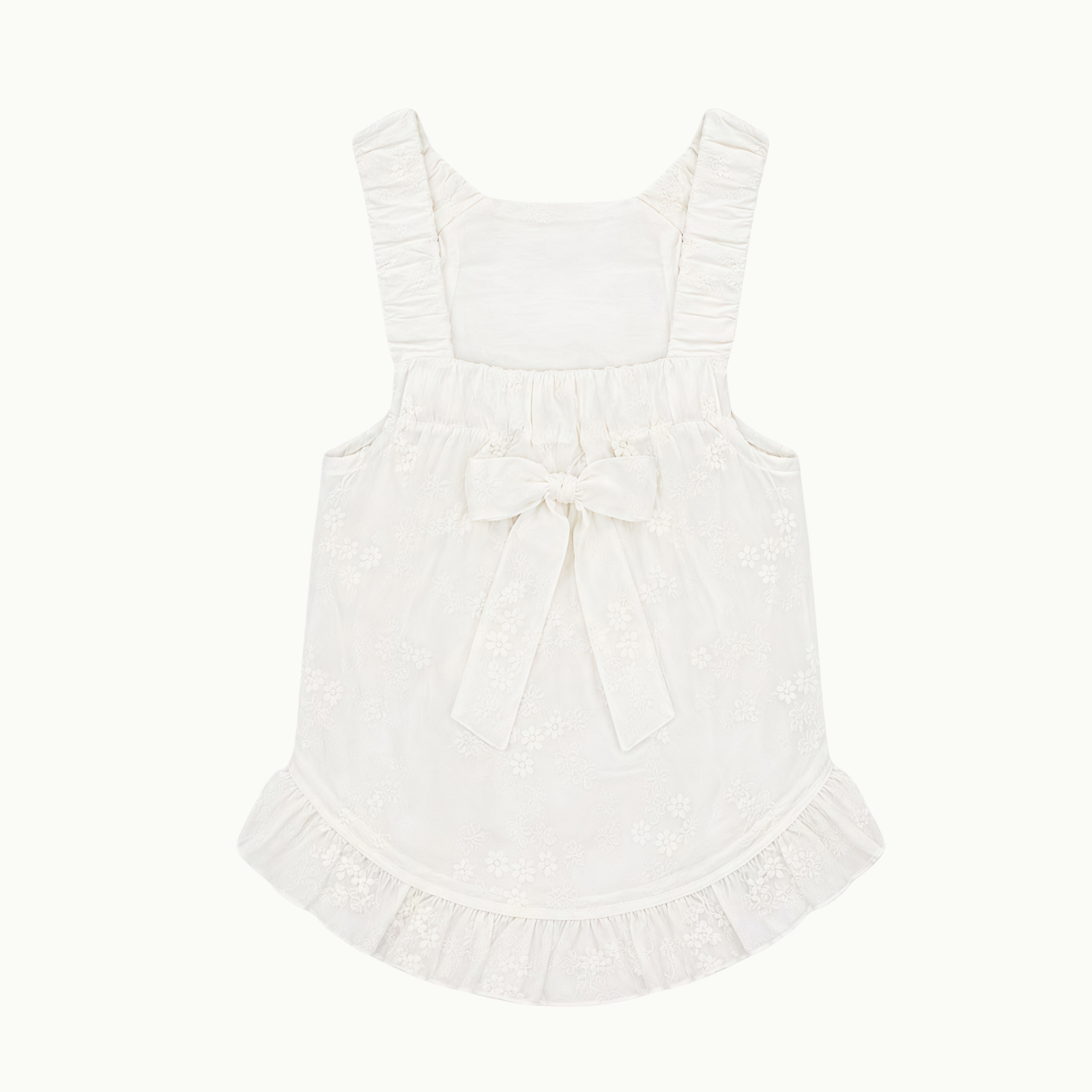 French Embroidered Cat Dress