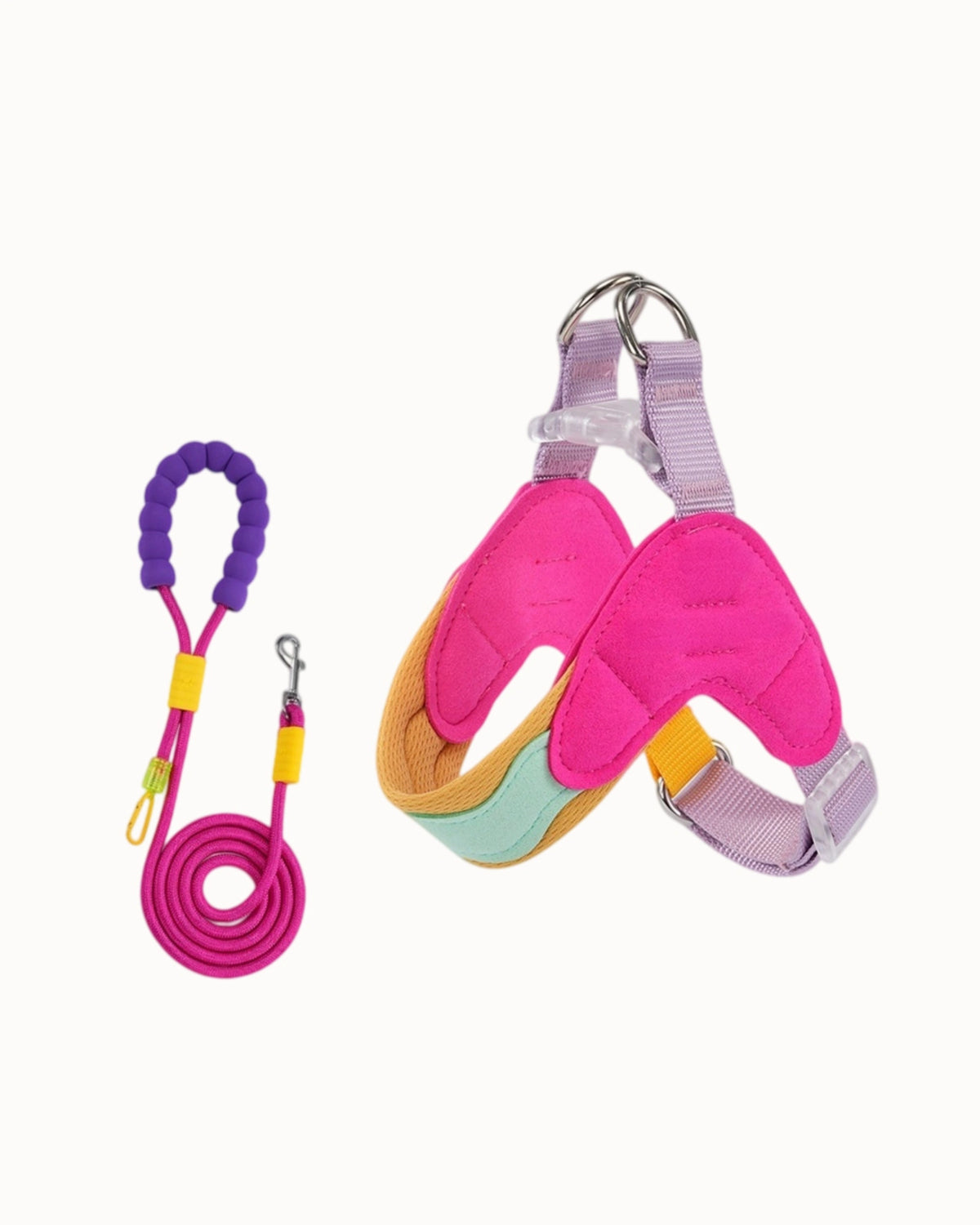 Y-Shaped Dog Harness & Leash Set