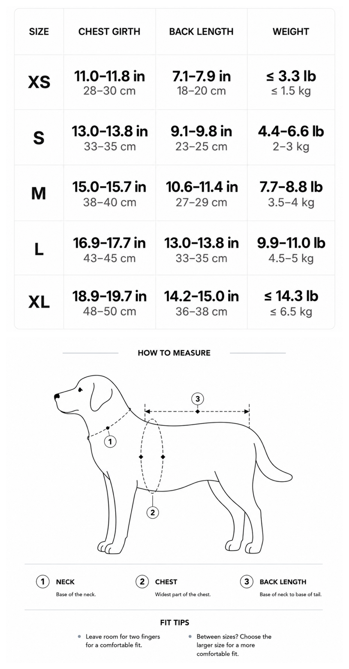 Size Guide