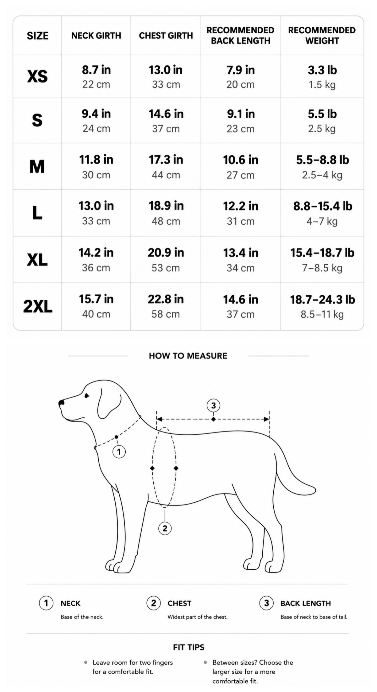 Size Guide