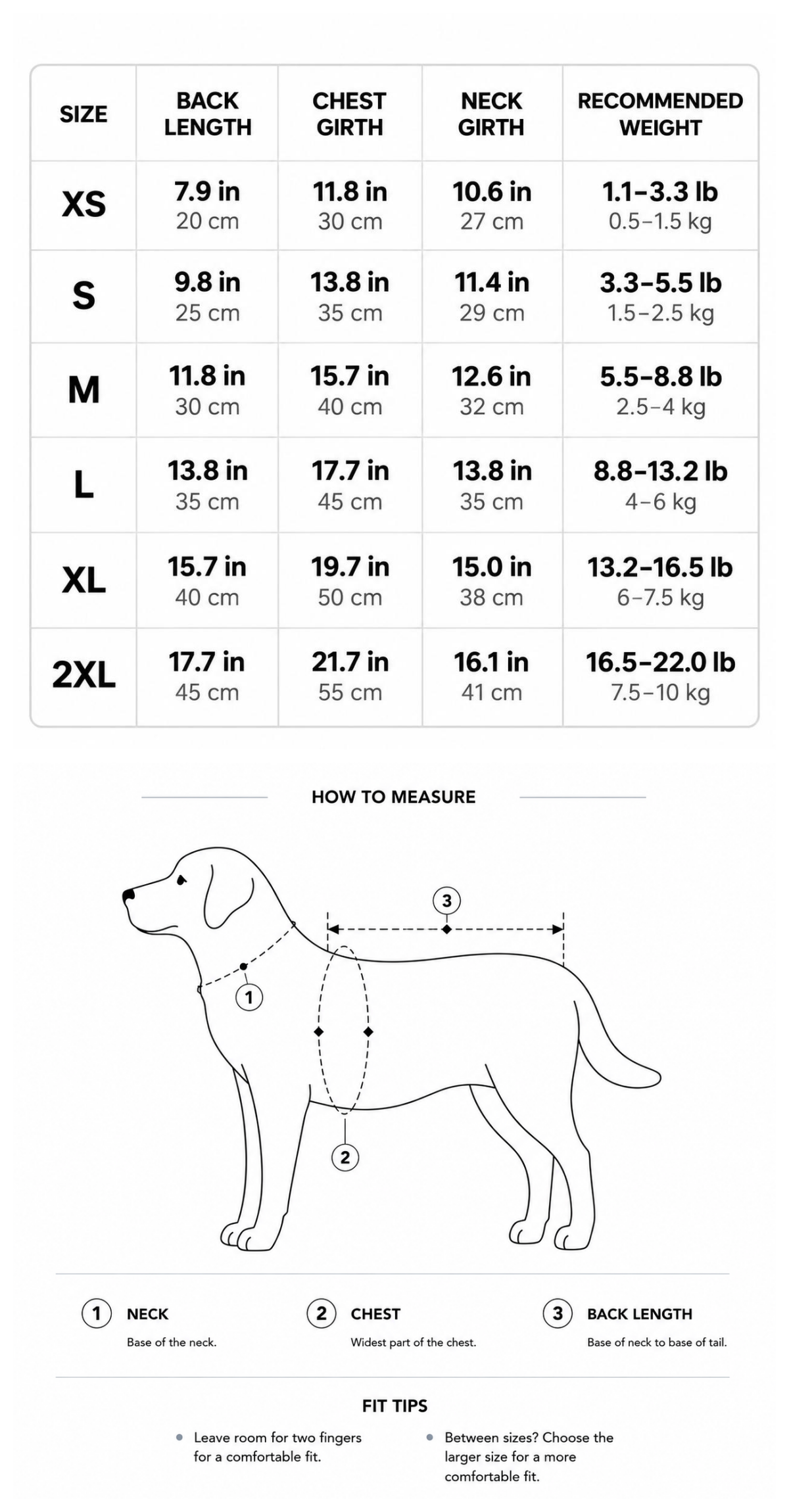 Size Guide