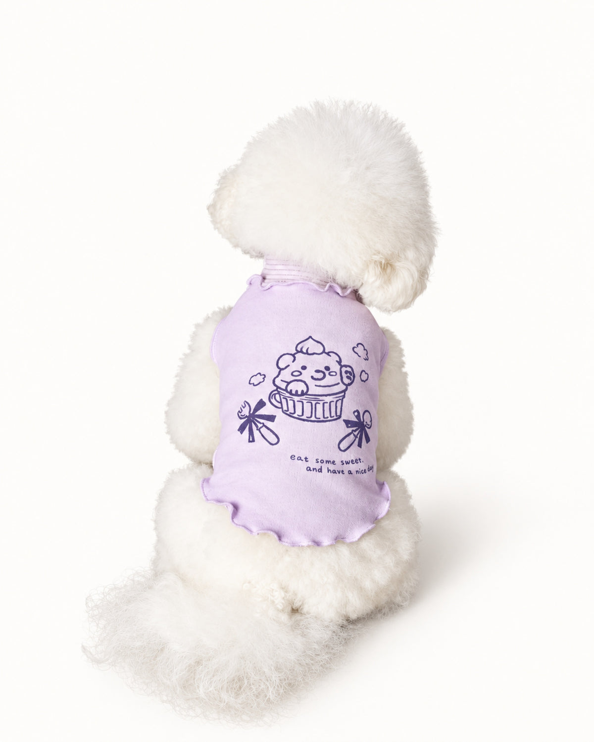 Reversible Ruffle Dog Vest